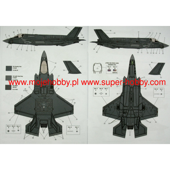 Italeri 1425 F-35B Lightning II (Stovl Version) Italeri 1425 F-35B Lightning II (Stovl Version)