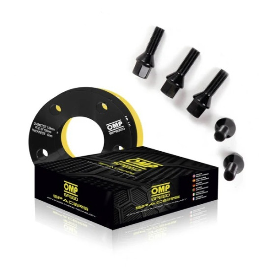OMP OMPS08460501 Wheel spacer 5x108 (Thread 12x1.25+14x1.5) Black 2pcs OMP OMPS08460501 Wheel spacer 5x108 (Thread 12x1.25+14x1.5) Black 2pcs