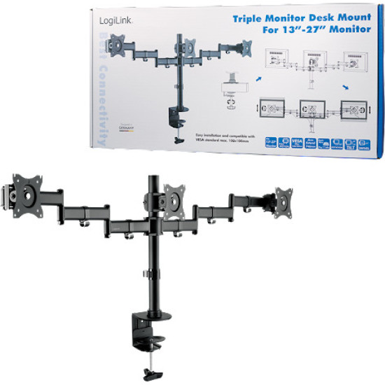LogiLink (BP0050) Βάση Οθόνης Γραφείου έως 27″