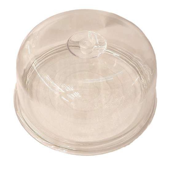 Bormioli Rocco Τουρτιέρα Πλαστική με Καπάκι Διάφανη 26.8x26.8εκ.