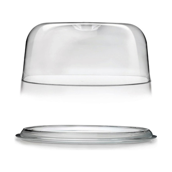 Bormioli Rocco Τουρτιέρα Πλαστική με Καπάκι Διάφανη 26.8x26.8εκ.