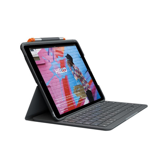 Logitech Slim Folio Θήκη με Πληκτρολόγιο Bluetooth για iPad 10.2" (7ης, 8ης και 9ης γενιάς) Logitech Slim Folio Θήκη με Πληκτρολόγιο Bluetooth για iPad 10.2" (7ης, 8ης και 9ης γενιάς)