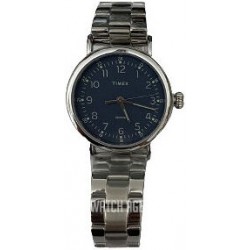 Timex Reissue Ανδρικό Ρολόι 38mm Μπαταρίας με  Μεταλλικό Μπρασελέ TW2U58900D7 44 mm