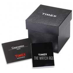 Timex Reissue Ανδρικό Ρολόι 38mm Μπαταρίας με  Μεταλλικό Μπρασελέ TW2U58900D7 44 mm