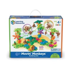 Learning Resources Παιχνίδι Κατασκευής Gears! Movin' Monkeys Building Set LER 9119 (103τμχ)