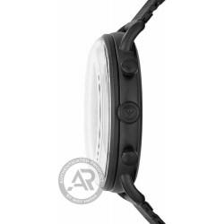 Emporio Armani Aviator Ρολόι Μπαταρίας με Μαύρο Μεταλλικό Μπρασελέ AR11264 43 mm