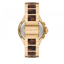 Michael Kors MK7269 Camille Ρολόι Χρονογράφος με Καφέ Μεταλλικό Μπρασελέ 45 mm