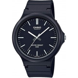 Casio MW-240-1EVDF Ρολόι Μπαταρίας με Μαύρο Μεταλλικό Μπρασελέ