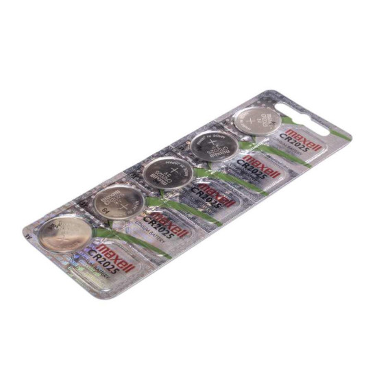 MAXELL Battery specialized CR2025 5 pieces MAXELL Battery specialized CR2025 5 pieces