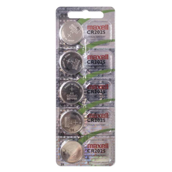 MAXELL Battery specialized CR2025 5 pieces MAXELL Battery specialized CR2025 5 pieces