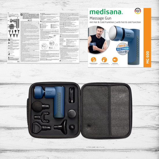 Medisana MG 600 massager Universal Black, Blue Medisana MG 600 massager Universal Black, Blue