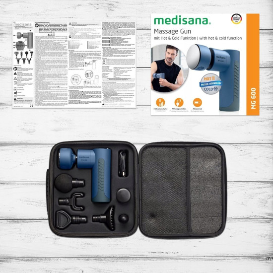 Medisana MG 600 massager Universal Black, Blue Medisana MG 600 massager Universal Black, Blue
