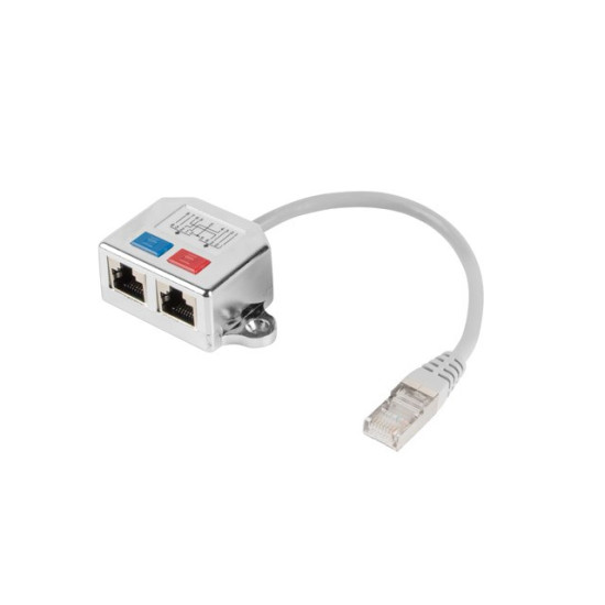 Lanberg adapter lan rj45/2x rj45 ftp splitter ad-0026-s Lanberg adapter lan rj45/2x rj45 ftp splitter ad-0026-s