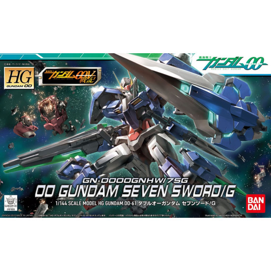 Bandai HG 1/144 OO GUNDAM Seven Sword/G collectible figurine Bandai HG 1/144 OO GUNDAM Seven Sword/G collectible figurine