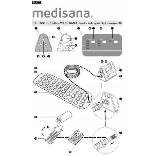 Medisana 88389 bubble bath & milk