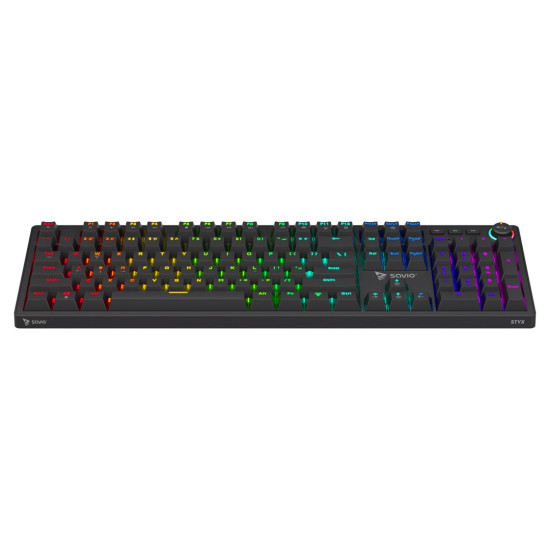 SAVIO STYX Mechanical Keyboard Outemu Brown, Hot Swap, RGB SAVIO STYX Mechanical Keyboard Outemu Brown, Hot Swap, RGB