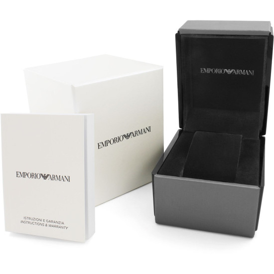 Emporio Armani Aviator Ρολόι Μπαταρίας με Μαύρο Μεταλλικό Μπρασελέ AR11264 43 mm Emporio Armani Aviator Ρολόι Μπαταρίας με Μαύρο Μεταλλικό Μπρασελέ AR11264 43 mm
