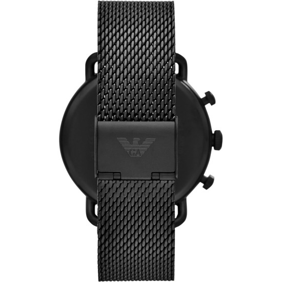 Emporio Armani Aviator Ρολόι Μπαταρίας με Μαύρο Μεταλλικό Μπρασελέ AR11264 43 mm Emporio Armani Aviator Ρολόι Μπαταρίας με Μαύρο Μεταλλικό Μπρασελέ AR11264 43 mm