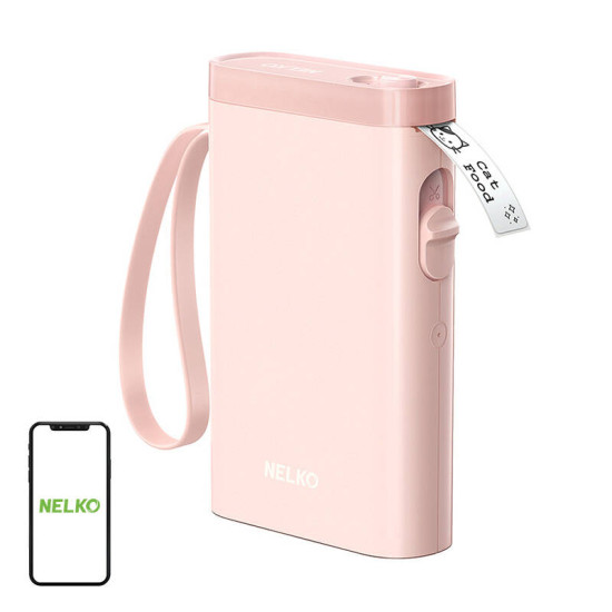 Nelko Thermal Label Printer P21 (Pink) Nelko Thermal Label Printer P21 (Pink)