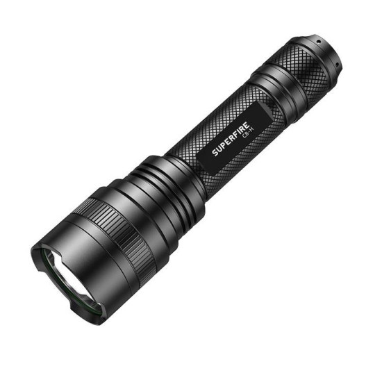 Φακός Superfire C8-H – 1200 lm, USB, 250 μ., 5 λειτουργίες Φακός Superfire C8-H – 1200 lm, USB, 250 μ., 5 λειτουργίες