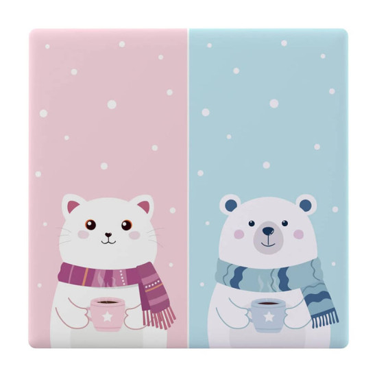 Decorative cover / panel for T5 touch wall switch SONOFF Cartoon 2C Decorative cover / panel for T5 touch wall switch SONOFF Cartoon 2C