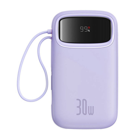 Powerbank Baseus QPow 2 20000mAh 30W 2xUSB-C (purple) Powerbank Baseus QPow 2 20000mAh 30W 2xUSB-C (purple)