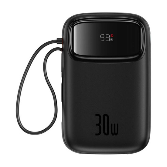 Powerbank Baseus QPow 2 10000mAh 30W 2xUSB-C (black) Powerbank Baseus QPow 2 10000mAh 30W 2xUSB-C (black)