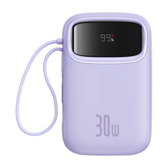 Powerbank Baseus QPow 2 10000mAh 30W 2xUSB-C (purple) Powerbank Baseus QPow 2 10000mAh 30W 2xUSB-C (purple)