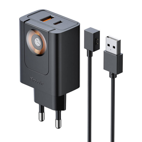 USB-C+A Charger McDodo CH-3700 30W 2in1 (black) USB-C+A Charger McDodo CH-3700 30W 2in1 (black)