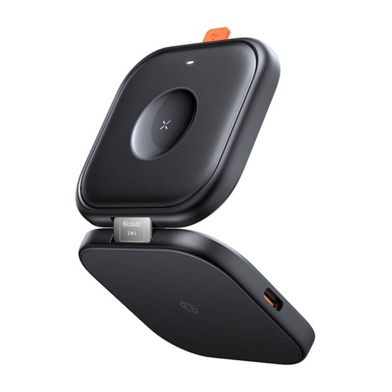 Wireless Charging Station McDodo for Iphone 15W 2in1 (black) Wireless Charging Station McDodo for Iphone 15W 2in1 (black)