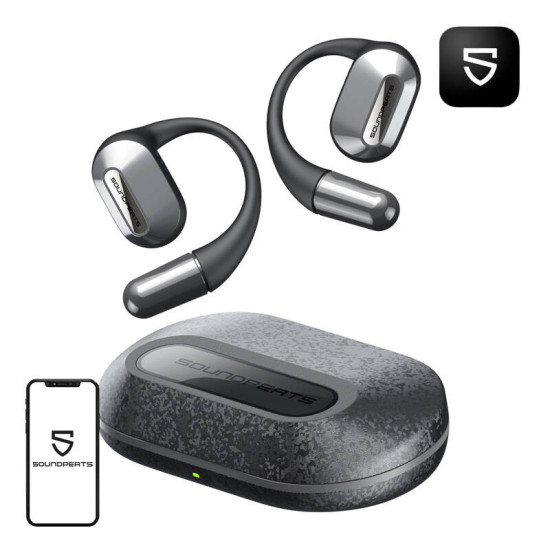 Wireless earphones Soundpeats HearFit (black) Wireless earphones Soundpeats HearFit (black)