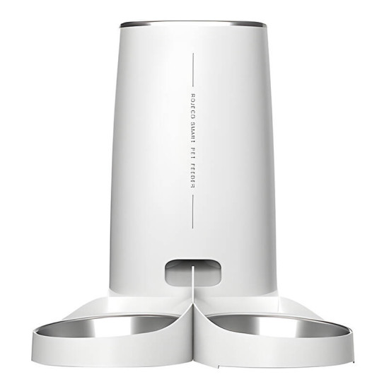 Automatic Pet Feeder Rojeco 4L Button Version (double bowl) Automatic Pet Feeder Rojeco 4L Button Version (double bowl)