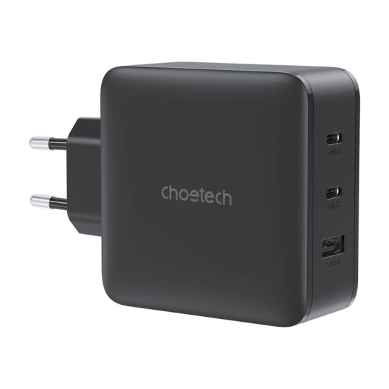 Wall charger Choetech PD8005, PD 100W GaN Wall charger Choetech PD8005, PD 100W GaN