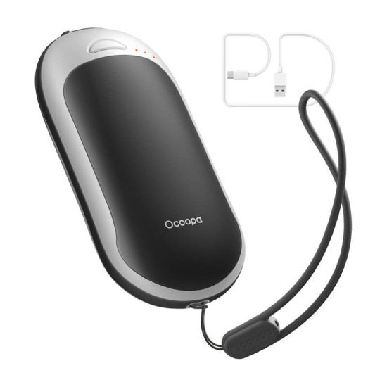 Ocoopa H3054PD hand warmer 5000 mAh, USB-C, white-black Ocoopa H3054PD hand warmer 5000 mAh, USB-C, white-black