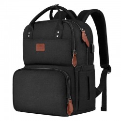 Lunch / Laptop backpack  15.6'' Matein 1162 Black USB