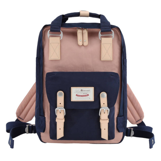Laptop backpack 14'' Himawari 188L (navy blue-pink) Laptop backpack 14'' Himawari 188L (navy blue-pink)