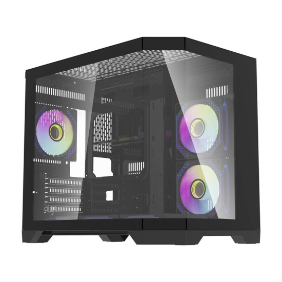 Darkflash Computer Case FT418 + 6 aRGB fans (black) Darkflash Computer Case FT418 + 6 aRGB fans (black)