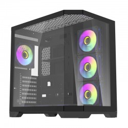 Darkflash Computer Case FT418 PRO + 7 aRGB fans (black)