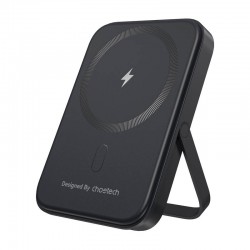 Magnetic Powerbank Choetech B742 5000mAh 20W PD w/ holder (black)