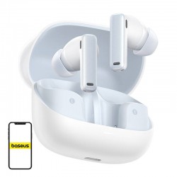 Baseus Ασύρματα Ακουστικά Bowie M2s TWS (Λευκό)