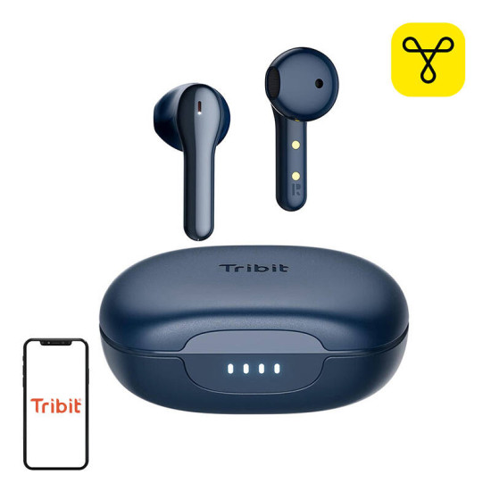 Earphones TWS Tribit SolarBuds C2 BTH96R (black) Earphones TWS Tribit SolarBuds C2 BTH96R (black)