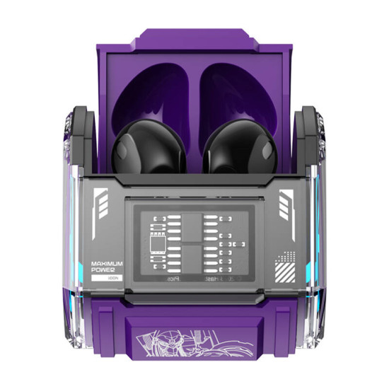 Earphones TWS Transformers MG-C03 (purple) Earphones TWS Transformers MG-C03 (purple)