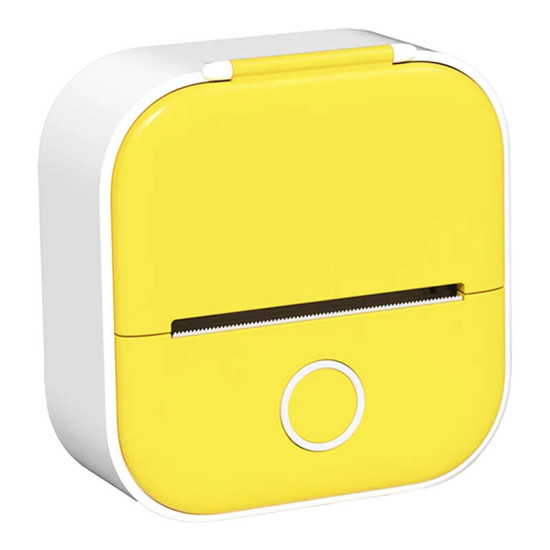 Portable label printer Phomemo T02 (yellow) Portable label printer Phomemo T02 (yellow)