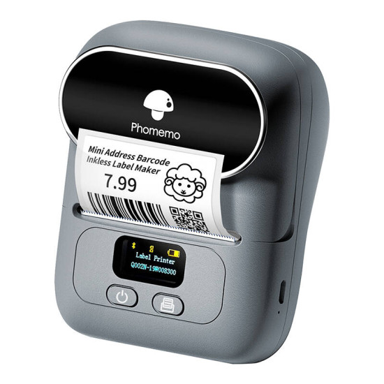 Portable label printer Phomemo M110 (Gray) Portable label printer Phomemo M110 (Gray)
