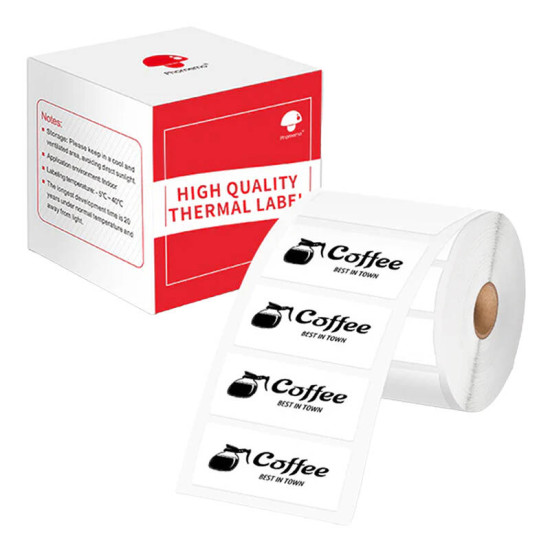 Label sticker Phomemo 15x30mm, 400psc. (white) Label sticker Phomemo 15x30mm, 400psc. (white)