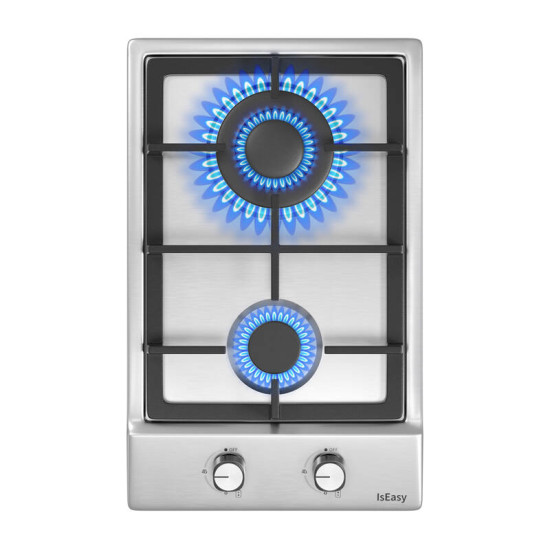 Gas stove IsEasy Two-zones MGBS-312A (Stainless steel) Gas stove IsEasy Two-zones MGBS-312A (Stainless steel)