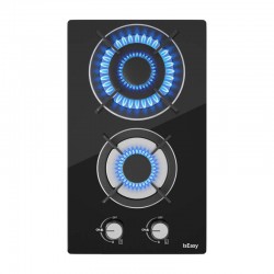 Glass Panel Gas Stove IsEasy MGBG-312A Two-zones