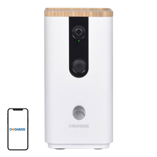 Smart snack feeder with camera T03 Dogness (White) Smart snack feeder with camera T03 Dogness (White)