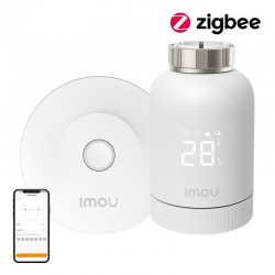 IMOU KIT-TRV1-EU-2 Thermostatic Valve Kit ZigBee + gateway and 6 adapters