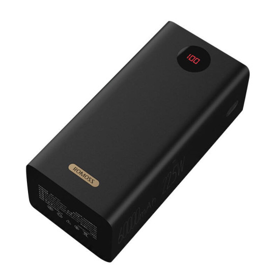 Powerbank Romoss PEA60 60000mAh, QC + PD, 22.5W (black) Powerbank Romoss PEA60 60000mAh, QC + PD, 22.5W (black)